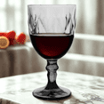 thumbnail image 2 of Juego 24 Copas de Vidrio Cristal para Champaña Vino Agua Color Humo, 2 of 4