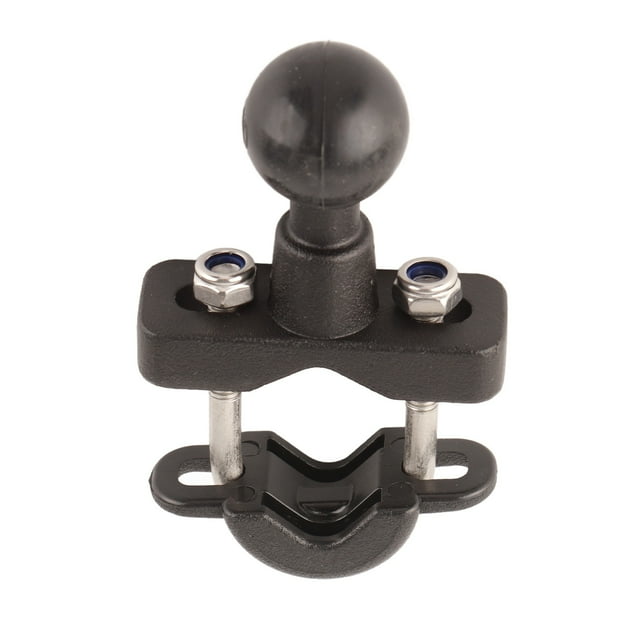 360 Degree U- Mount Base, Motorcycle Handlebar Rail Ball Mount Base Kit, Phone Holder Mount Holder Universal Rail Mount Base Accessory