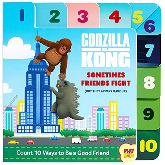 Pre-Owned PlayPop : Godzilla vs. Kong, Sometimes Friends Fight (Board Book)