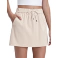 thumbnail image 1 of Falda CRZ YOGA Mojave Tan Mini Cintura Alta con Bolsillos XS, 1 of 4