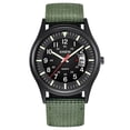 thumbnail image 2 of Fsqjgq Mens Watches with Nylon Expansion Band Luminous Pointer Digital Analog Watch Quartz Wrist Watches B, 2 of 7