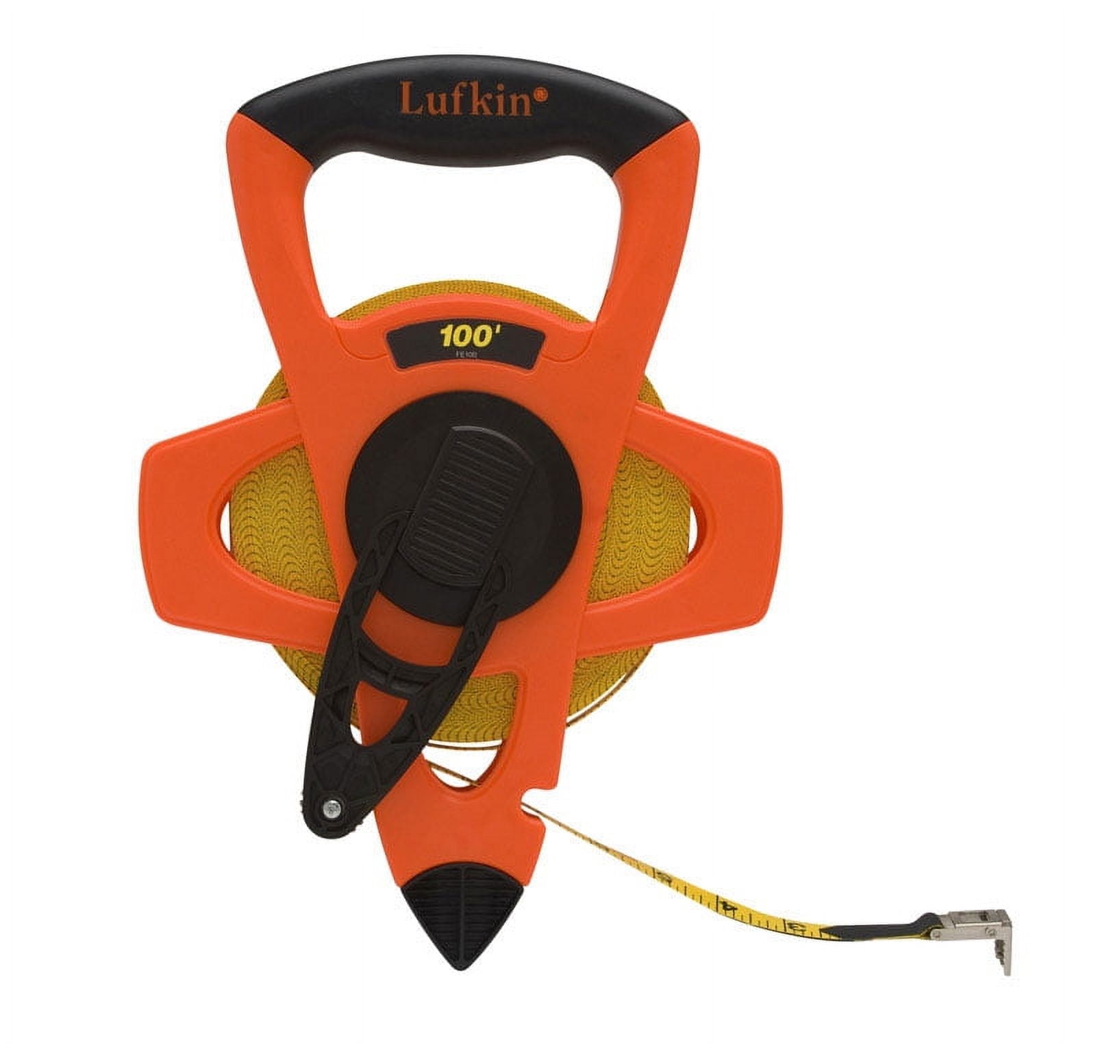 Lufkin 100 ft. L x 0.5 in. W Reel Rewind Tape Measure Orange 1 pk