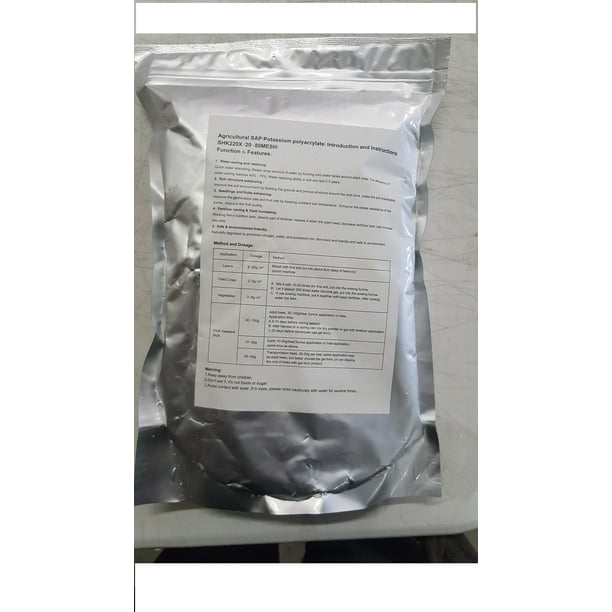 2.2 lb Root Soil Moist Water Crystals Water Gel Water Retention SAP Super Absorbent Polymer