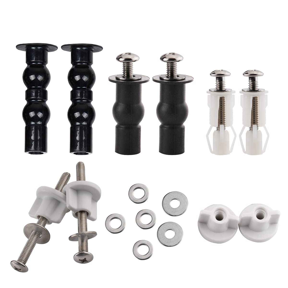 Toilet Seat Screws Fixing Screwbolts Tightening Kit Hinge, Expansion