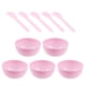 thumbnail image 4 of 10 cuencos multiusos de plástico para mezclar barro de cristal, ideales para que las niñas hagan sus propias manualidades con tierra de cristal. Incluye 10 cucharas (rosa)., 4 of 8