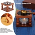 thumbnail image 2 of Cuadros Decorativos Sello de cera de fuego retro palo de cera de Metal horno de cera de sellado olla de estufa JShteea Nuevos Originales, 2 of 8
