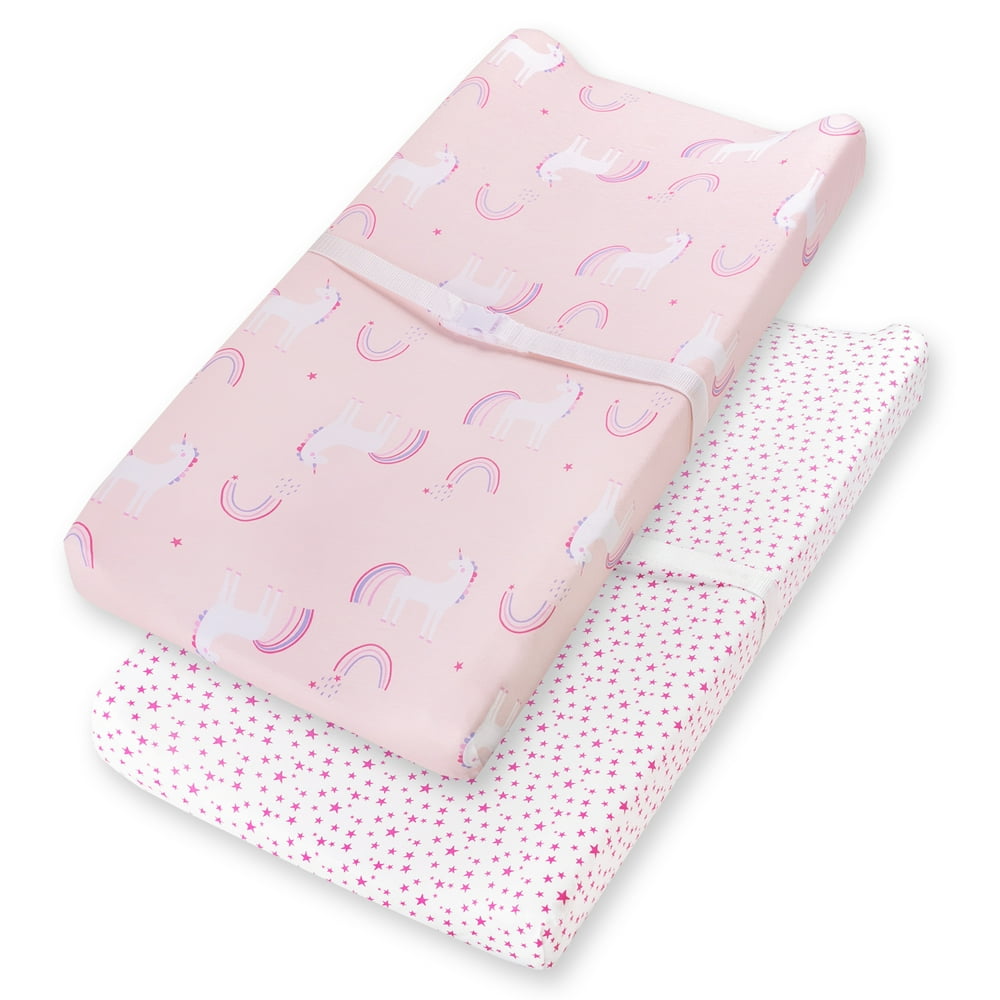 Little Star Organic Little Star Organic Changing Pad Cover, 2 Pk