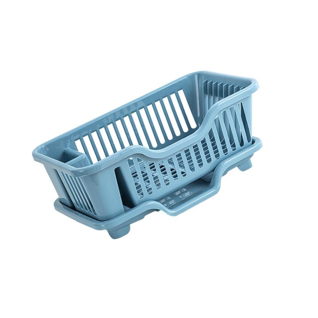 Dish Drying Rack Kitchen Storage Rack Tools suitable for kitchen, for Kitchen Countertop Cabinet Blue