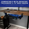 Large Clampon Height Adjustable Keyboard Tray, Pull Out Platform