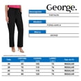 thumbnail image 4 of Pantalón George Talla38 Pierna Amplia Elástico Negro, 4 of 4