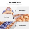 thumbnail image 3 of unbranded Ropa Para Mascotas Disfraces De Acrílico Amarillo Transpirables Para Exteriores, 3 of 6