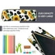 thumbnail image 5 of Easygdp Cute Cow Print Sunflower A para Estuche de Lápices de Cuero, Estuche de Papelería de Cuero, Estuche de Gran Capacidad con Cremallera, 5 of 7