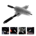 thumbnail image 2 of Miangastore 2pcs Wheel Tire Brush Car Cleaning Brush Vehicle Wheel Cleaning Wheel Cleaner Brush for Car Detailing Motorcycle Cleaning Engine Bay Maintenance, 2 of 8