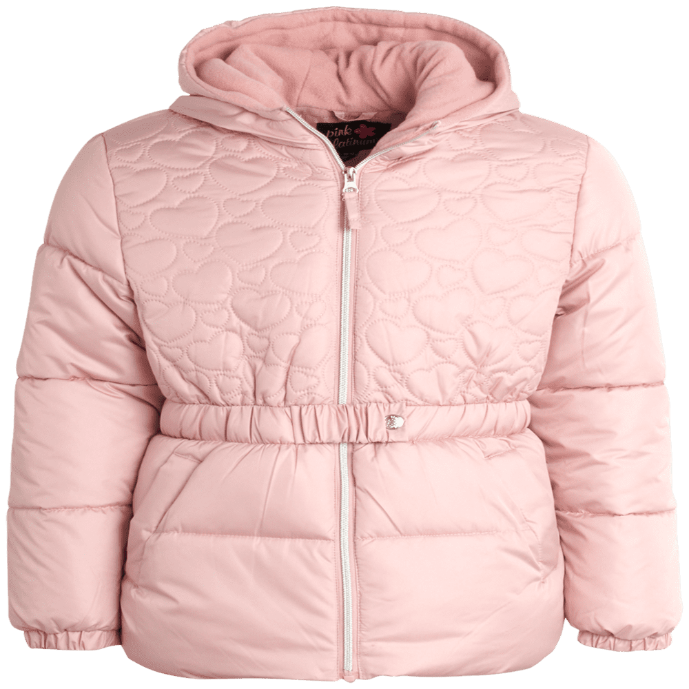 Pink Platinum Winter Jacket Quilted Fleece Lined Windbreaker Puffer Coat Size 7 16 Walmart