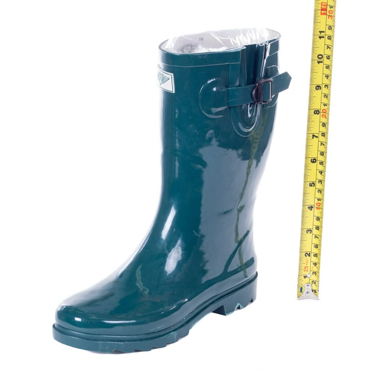 Green rain shop boots walmart