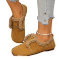 thumbnail image 4 of Willtoo Mary Jane Shoes Women Warm Faux Suede Winter Shoes Adjustable Strap Round Toe Non Slip Casual Walking Shoes, 4 of 5