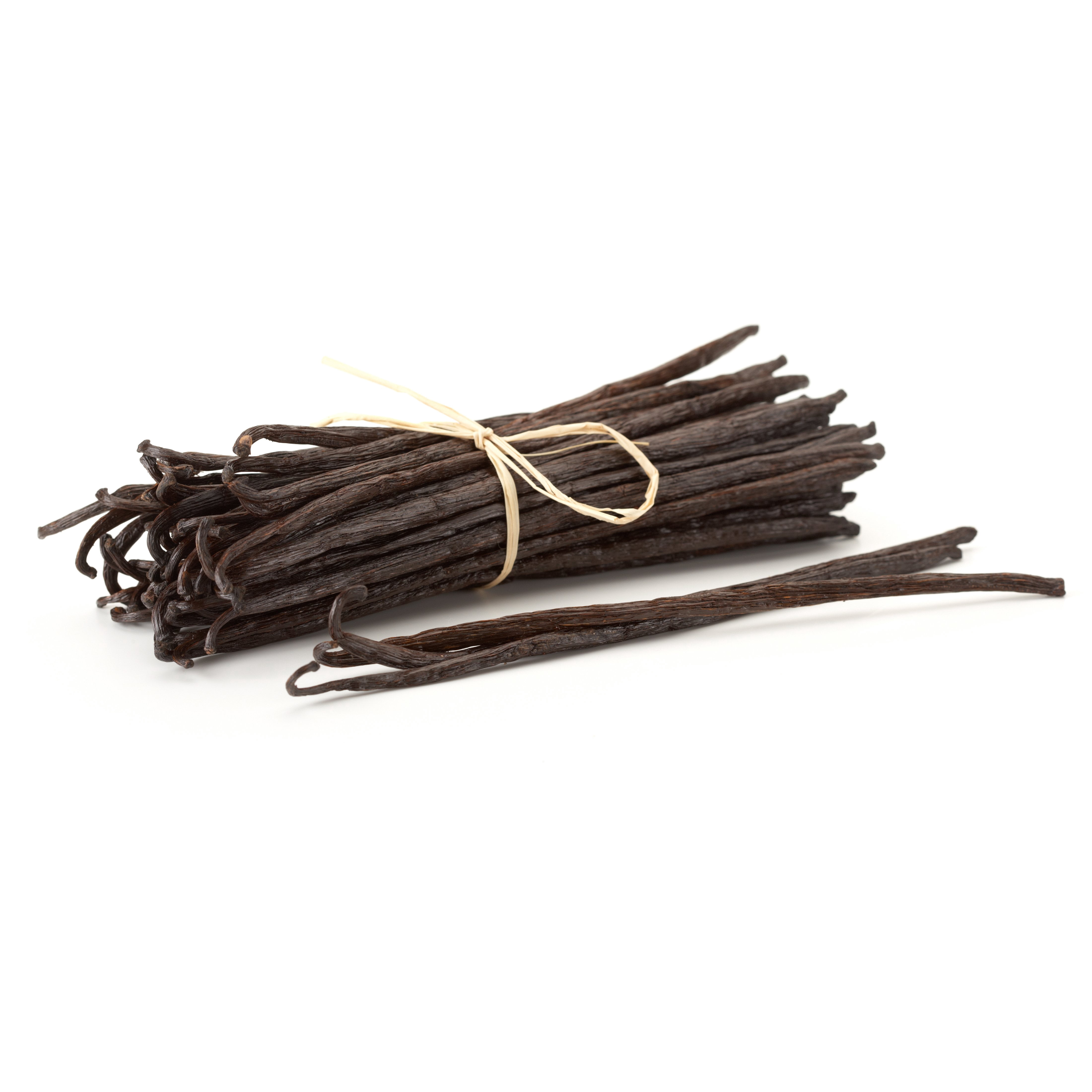1/4 LB Organic Madagascar Vanilla Beans. Whole Grade B Vanilla Pods for Vanilla Extract and Baking - 4 Ounces