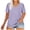 Purple, variant on pstuiky Workout Tops for Women, Women's Large Size V-neck Solid Color Short Sleeve T-Shirt Loose Top Work Shirts for Women Women Tshirt Graphics Hot Prices Oversized Blouses