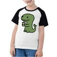 thumbnail image 3 of RXIRUCGD 2025 Vêtements d'Été pour Enfants Tout-Petits Garçons Filles Mode Mignon Col Rond Imprimé Manches Courtes Haut, 3 of 7