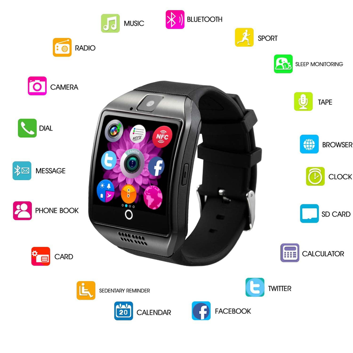 Smartwatch Android Bluetooth Smart 