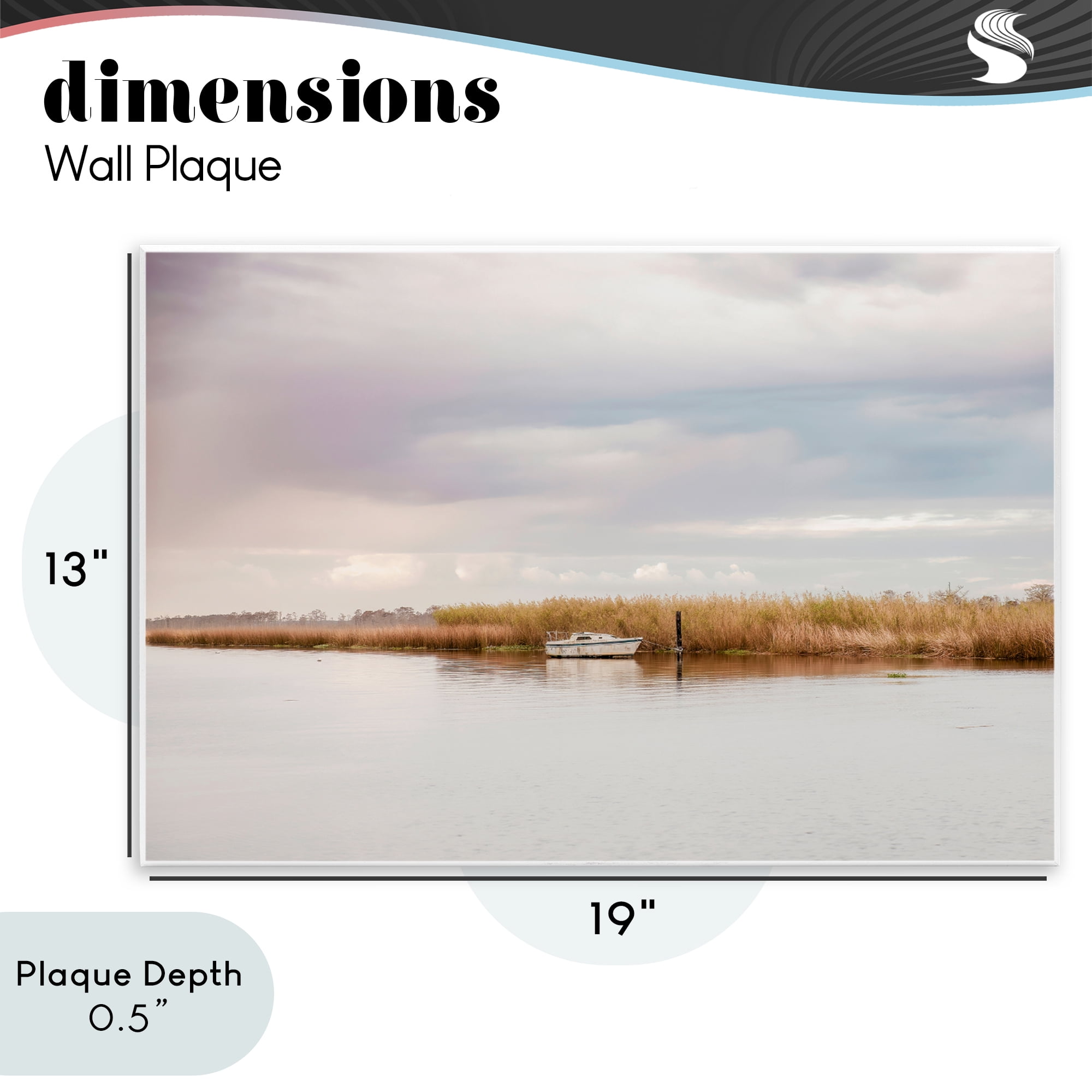 Stupell Industries Magical Mooring Landscape Wall Plaque Art, design by Christy Berry