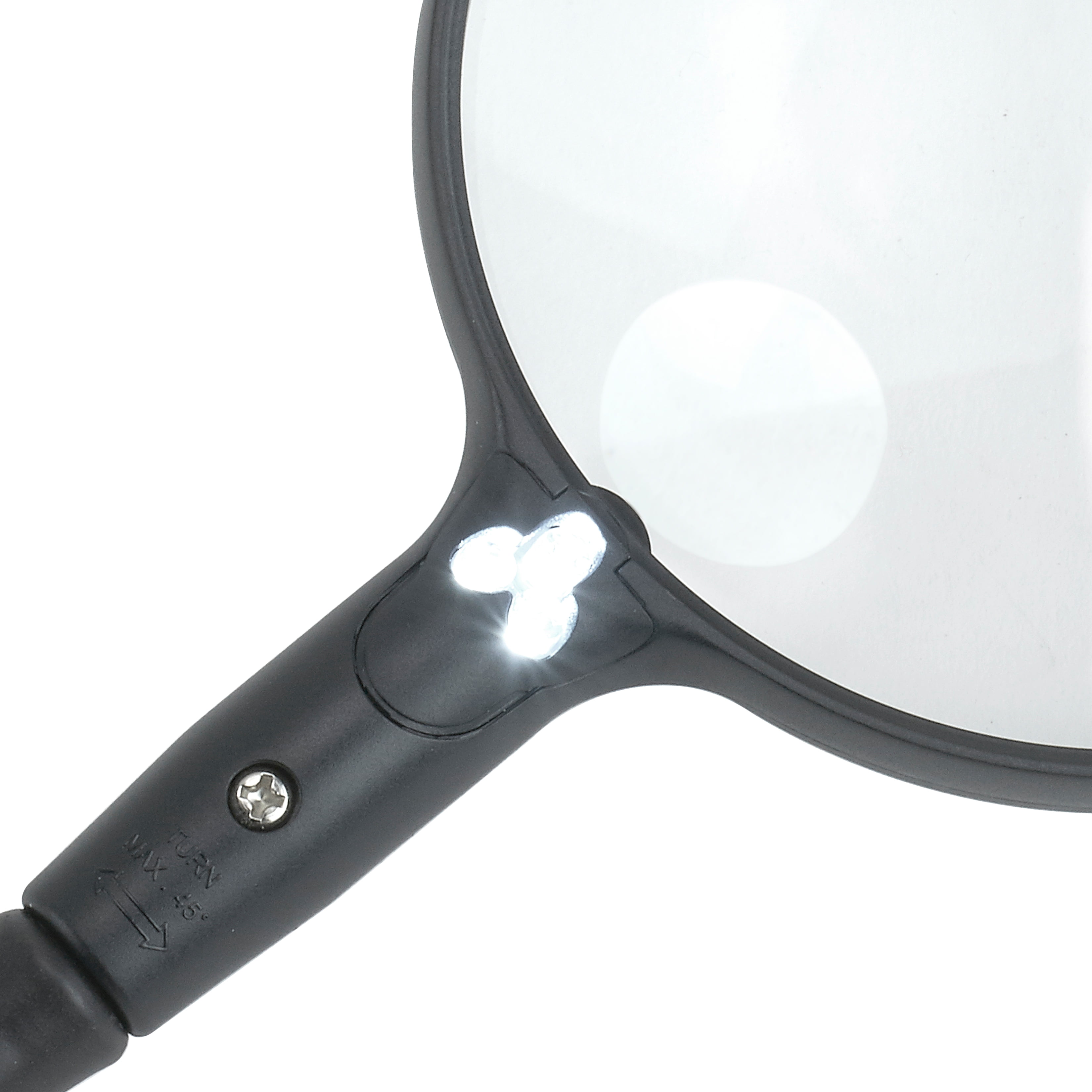 LED 2X Magnifier Desk Lamp with 5X power spot lens – The Low