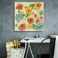 thumbnail image 5 of Epic Graffiti 'Playful Floral Trio III' by Silvia Vassileva, Canvas Wall Art, 26"x26", 5 of 8