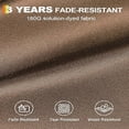 thumbnail image 4 of 13ft grande outdoor patio umbrella con durable, weather-resistant fabric, uv protection y easy crank handle - tan (without base), 4 of 6