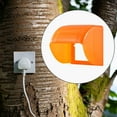 thumbnail image 1 of Cubierta Impermeable para Enchufe Protección de Toma Eléctrica Caja de Interruptor para Pared Cubierta Contra Lluvia Y Polvo Fabricada en Material PP Naranja, 1 of 8