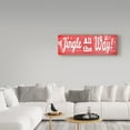 thumbnail image 3 of Trademark Fine Art 'Jingle All The Way Sign' Canvas Art by Valarie Wade, 3 of 3