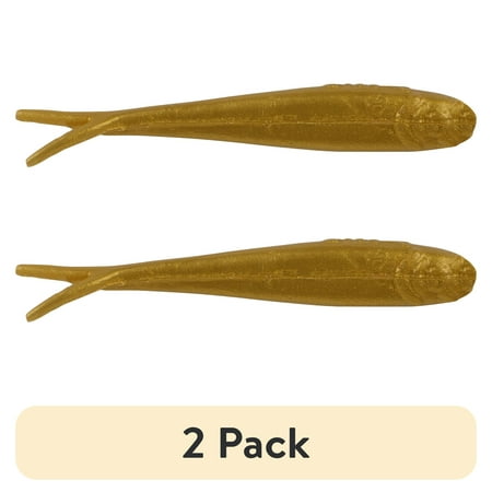 (2 pack) Berkley Gulp! Minnow 2.5in Gold Leaf Fishing Bait