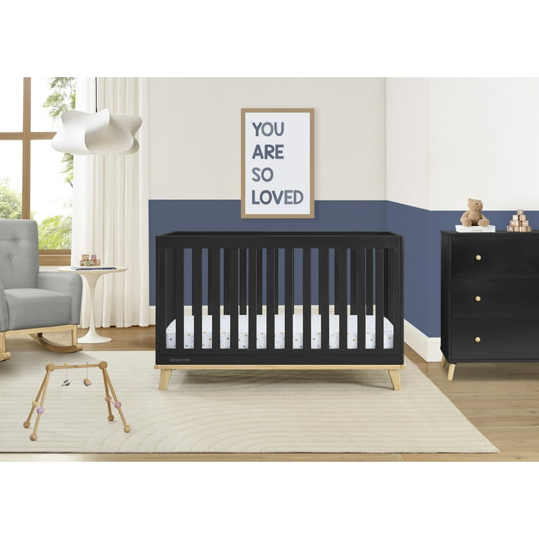 Black and hotsell natural crib