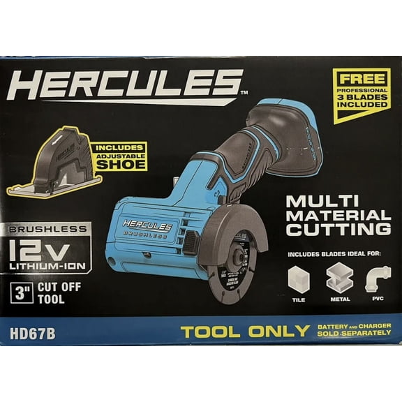 HERCULES 12V Brushless Cordless 3 in. Cut-Off Tool - Tool Only