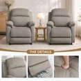 thumbnail image 6 of Bonzy Home Power Recliner Chair Set of 2 — Electric Recliner with Remote Control & Side Pockets, Compact Home Theater Seating for Small Spaces, 6 of 9