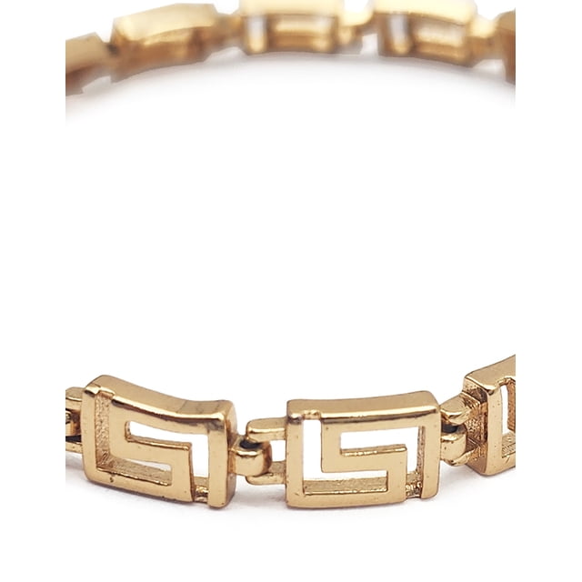 Pulsera Oro Laminado Grecas Moon