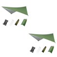 thumbnail image 1 of Wosthever Durable Tent Tarp 230x140cm Fly Tent Cloth Canopy Ground Green Tarpaulin Tipo 1 2Conjunto, 1 of 1