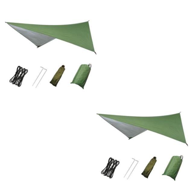 Wosthever Durable Tent Tarp 230x140cm Fly Tent Cloth Canopy Ground Green Tarpaulin Tipo 1 2Conjunto