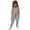 A02-Grey, variant on CAICJ98 Toddler Girl Sleeveless Jumpsuit Spaghetti Strap Romper for Girls Clothes Long Pants with Pockets Pink,4-5 Years