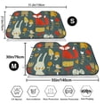 thumbnail image 2 of Goofa Cute Animal Forest Printed Car Windshield Sunshade,Foldable Reflective Sun Visor,UV Protection Heat Blocker Sunshade,Car Cooling Accessory-, 2 of 7