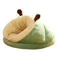 thumbnail image 4 of Cama para gatos, perrera para perros, cama nido para dormir, cueva cálida y bonita, cueva excavadora de felpa para gatos verde, 4 of 8