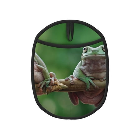 

Tebeau Australian White Tree Frog Sitting on Branch Print Silicone Pot Holders Multi-Purpose Hot Pads for Kitchen Trivets Potholders Oven Mitts for Baking Cooking Hot Dishes Pans Heat Resistant