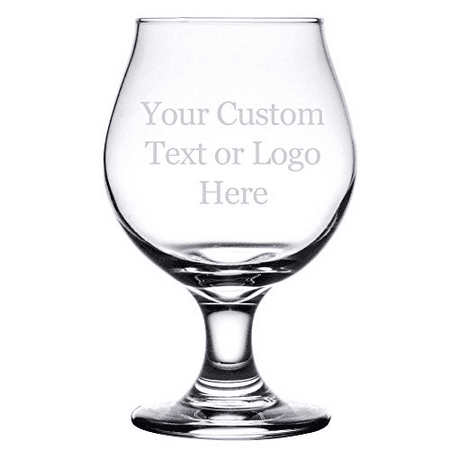 

Custom Personalized Beer Tulip Glass - 16 oz Belgian Style Pub Glass