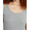 thumbnail image 4 of Hanes Women's Scoopneck Cotton Jersey Tank Light Steel 2XL, 4 of 5