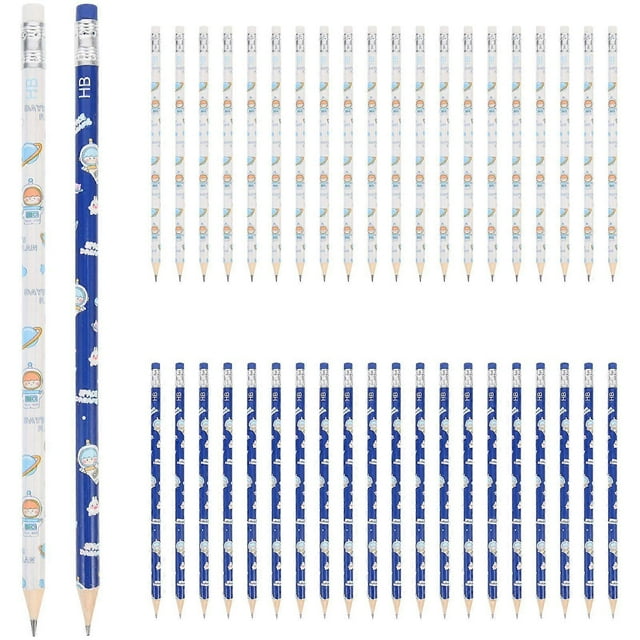 30Pcs Cartoon HB Pencils Students Erasable Pencils School Sharpened Pencils Children Pencils
