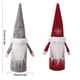 thumbnail image 3 of Moyic Cubierta de botella de vino de felpa de Navidad, ropa de anciano sin rostro, sombrero protector Universal, manga de botella de vino, de Kits de decoración para fiestas Rojo Moyic HA068780-02, 3 of 6