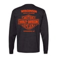 thumbnail image 2 of Harley-Davidson Men's Shielded Long Sleeve Crew-Neck Shirt, Vintage Black (XL), Harley Davidson, 2 of 2