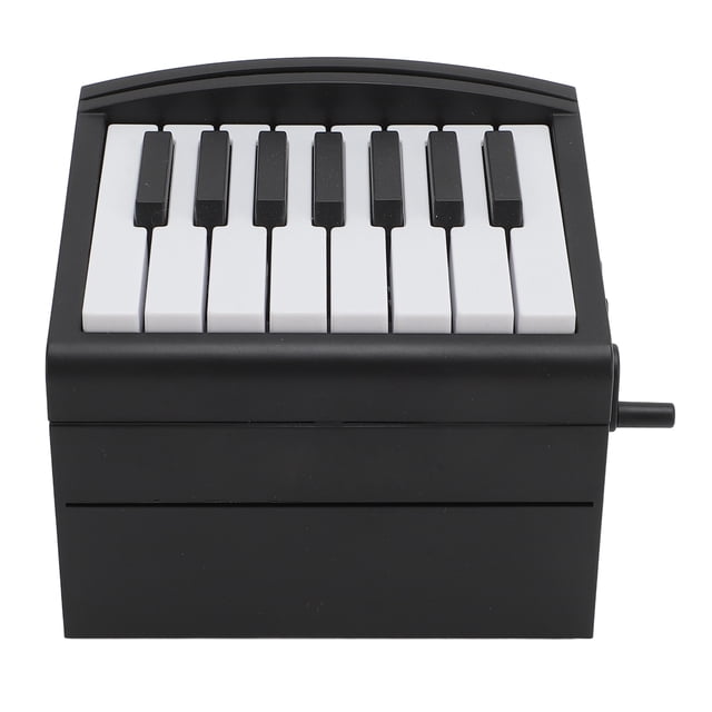 Adorno de Calendario de Piano, piano reproducible recargable por USB, 52 Tarjetas de Calendario Semanal Con Partituras