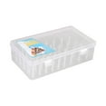 thumbnail image 1 of Maoww Sewing Thread Box 42 Spools Large Capacity Plastic Storage Empty Embroidery Cross-stitch Dust-proof Container Accessories Clear, 1 of 8