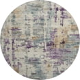 thumbnail image 2 of Addison Rugs Mayfield Premium Machine Washable Transitional Abstract Linen Round Rug, 8' x 8', 2 of 6