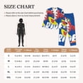 thumbnail image 4 of Salouo Cool Lobster Surfing Pattern Women's Pajamas Set Long Sleeve Button Down Sleepwear Soft Pj Lounge Sets for women 2 Piece Pjs Set with Long Pants-XX-Large, 4 of 7